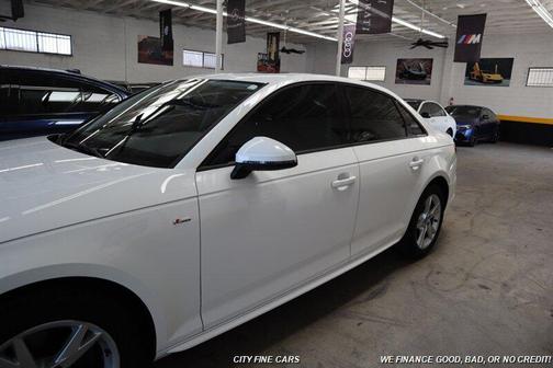 White 2018 Audi A4 2.0T Premium