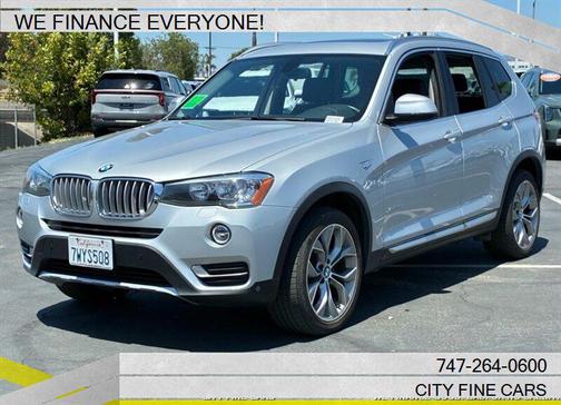 Silver 2017 BMW X3 xDrive28i