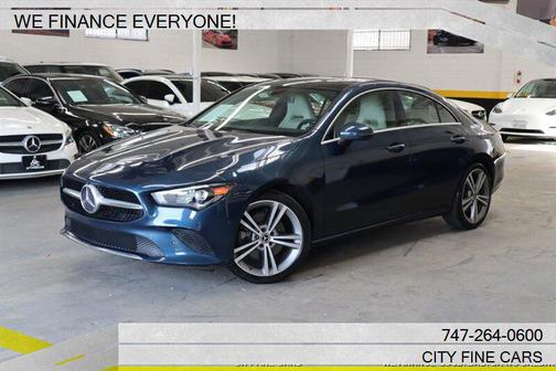Denim Blue Metallic 2020 Mercedes-Benz CLA 250 Base