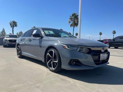 Black Metallic 2022 Honda Accord Sport 1.5T