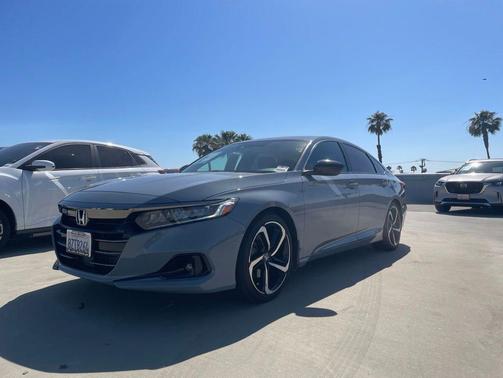 Black Metallic 2022 Honda Accord Sport 1.5T
