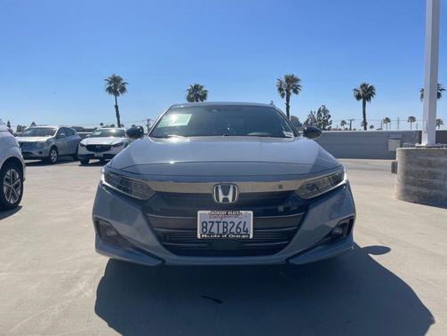 Black Metallic 2022 Honda Accord Sport 1.5T