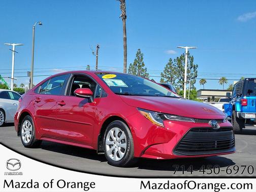 Ruby Flare Pearl 2025 Toyota Corolla LE