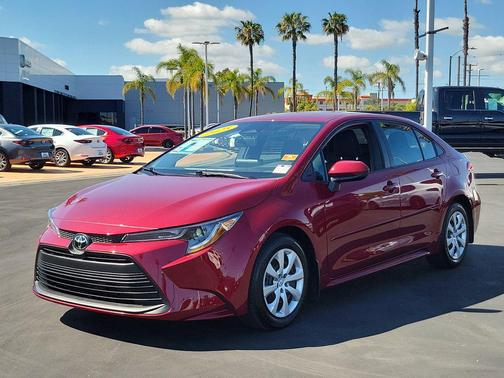 Ruby Flare Pearl 2025 Toyota Corolla LE