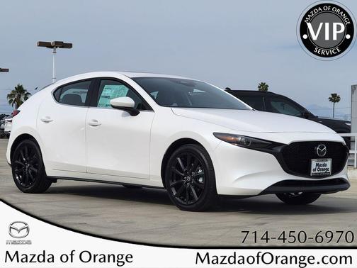 Snowflake White Pearl Mica 2026 Mazda Mazda3 FWD w/Premium Package