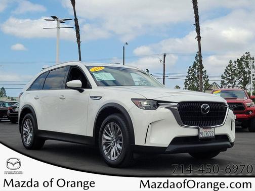 Rhodium White Premium 2024 Mazda CX-90 PHEV Preferred