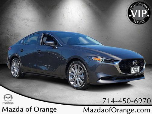 Machine Gray Metallic 2026 Mazda Mazda3 FWD w/Preferred Package