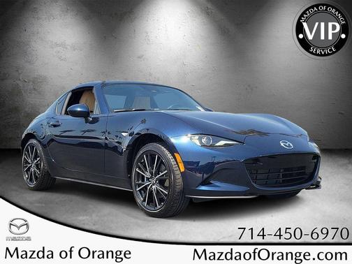 Deep Crystal Blue Mica 2026 Mazda MX-5 Miata RF Grand Touring