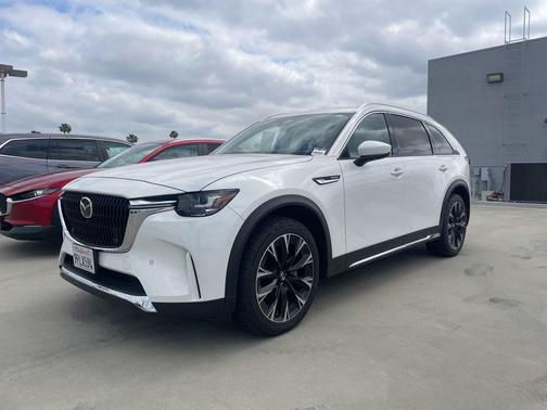 Rhodium White Premium 2024 Mazda CX-90 PHEV Premium Plus