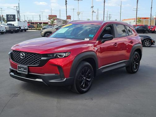 Soul Red Crystal Metallic 2025 Mazda CX-50 Hybrid Preferred Package