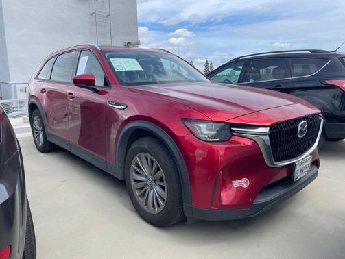 Soul Red Crystal Metallic 2024 Mazda CX-90 PHEV Preferred