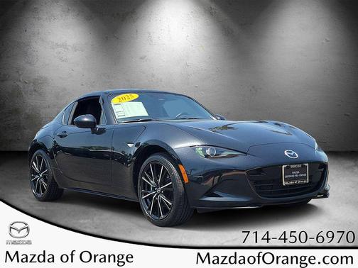 Jet Black Mica 2025 Mazda MX-5 Miata RF Grand Touring