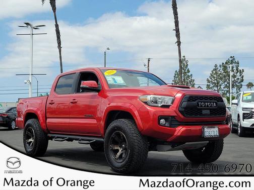 Barcelona Red Metallic 2018 Toyota Tacoma TRD Sport