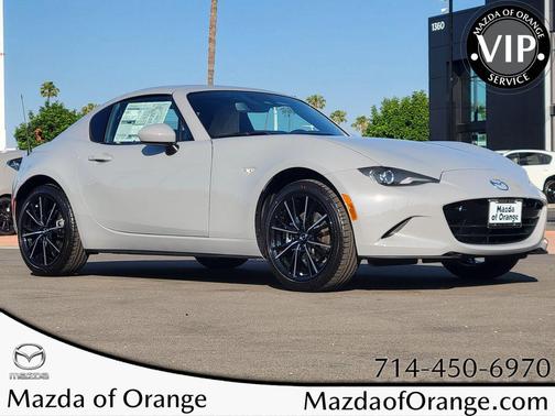 Aero Gray Metallic 2026 Mazda MX-5 Miata RF Grand Touring