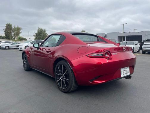 Soul Red Crystal Metallic 2024 Mazda MX-5 Miata RF Grand Touring
