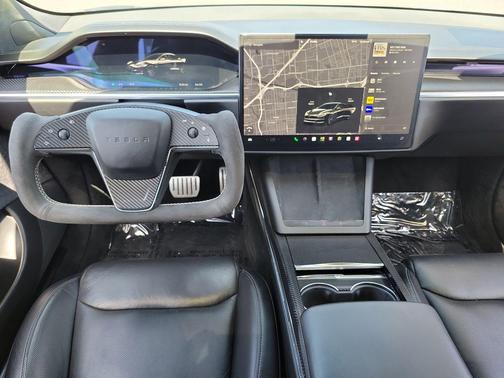 Solid Black 2021 Tesla Model S Plaid