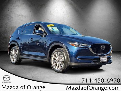 Deep Crystal Blue Mica 2019 Mazda CX-5 Grand Touring Reserve