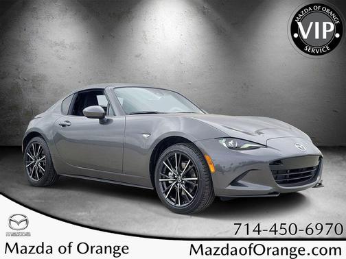 Machine Gray Metallic 2026 Mazda MX-5 Miata RF Grand Touring