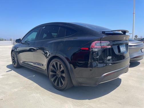 Solid Black 2022 Tesla Model X Plaid Tri Motor All-Wheel Drive