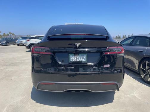 Solid Black 2022 Tesla Model X Plaid Tri Motor All-Wheel Drive