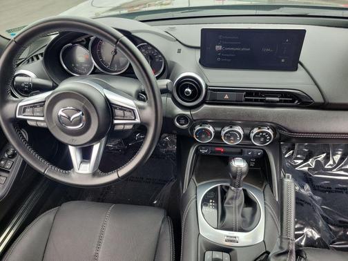 Jet Black Mica 2024 Mazda MX-5 Miata RF Grand Touring