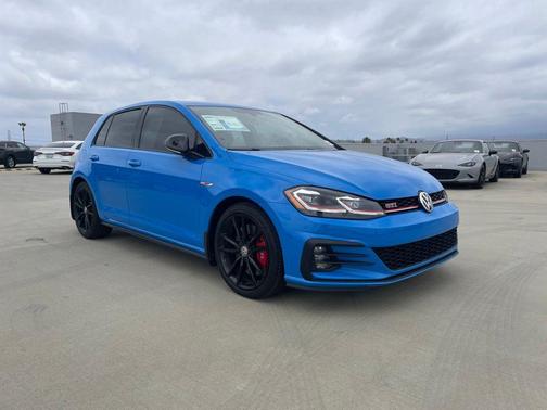 Cornflower Blue 2019 Volkswagen Golf GTI 2.0T S 4-Door