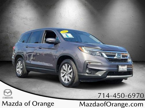 Modern Steel Metallic 2021 Honda Pilot 2WD EX-L