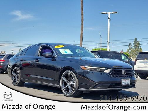 Crystal Black Pearl 2024 Honda Accord Hybrid Sport