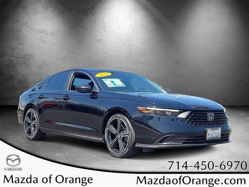 Crystal Black Pearl 2024 Honda Accord Hybrid Sport