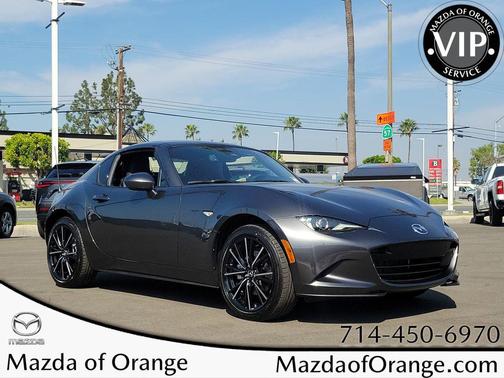 Machine Gray Metallic 2026 Mazda MX-5 Miata RF Grand Touring
