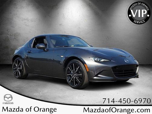 Machine Gray Metallic 2026 Mazda MX-5 Miata RF Grand Touring