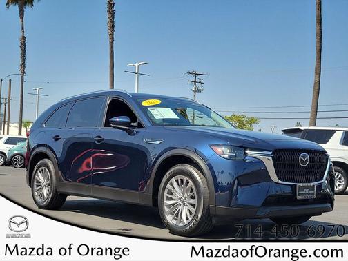 Deep Crystal Blue Mica 2025 Mazda CX-90 PHEV Preferred