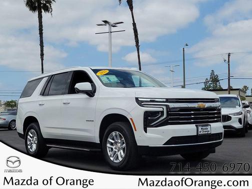 Summit White 2025 Chevrolet Tahoe LT