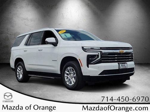 Summit White 2025 Chevrolet Tahoe LT