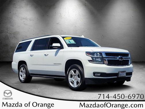 Summit White 2016 Chevrolet Suburban LT