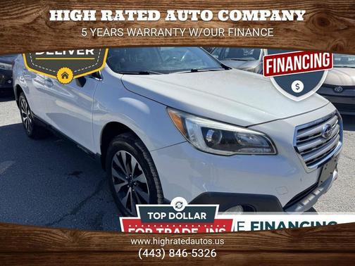 Crystal White Pearl 2017 Subaru Outback 3.6R Limited