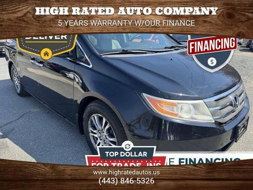 Crystal Black Pearl 2012 Honda Odyssey EX