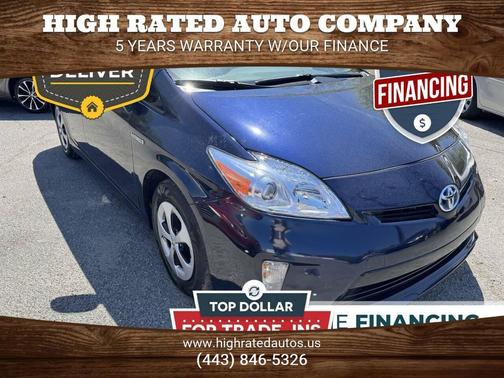 Nautical Blue Metallic 2015 Toyota Prius Three
