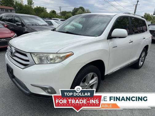 Blizzard Pearl 2013 Toyota Highlander Limited