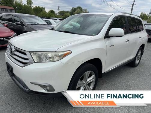 Blizzard Pearl 2013 Toyota Highlander Limited