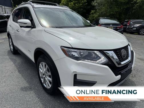 WHITE 2018 Nissan Rogue Hybrid SV
