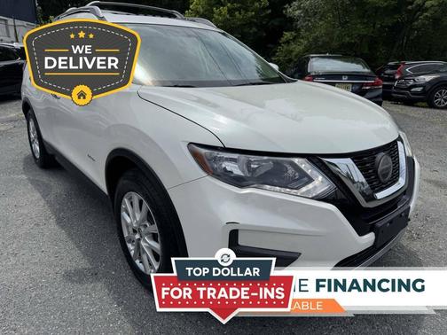 WHITE 2018 Nissan Rogue Hybrid SV