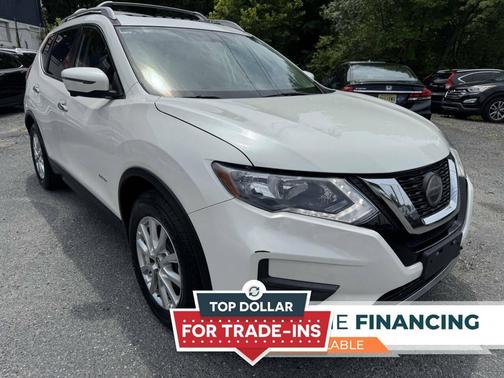 WHITE 2018 Nissan Rogue Hybrid SV