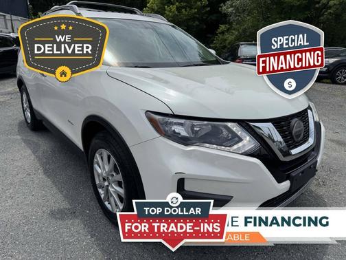 WHITE 2018 Nissan Rogue Hybrid SV