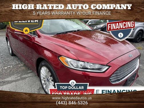 RED 2013 Ford Fusion Hybrid SE Hybrid