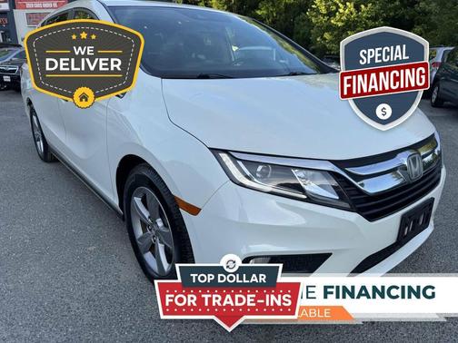 White Diamond Pearl 2019 Honda Odyssey EX-L w/Navigation/RES