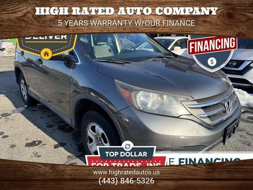 GRAY 2014 Honda CR-V LX