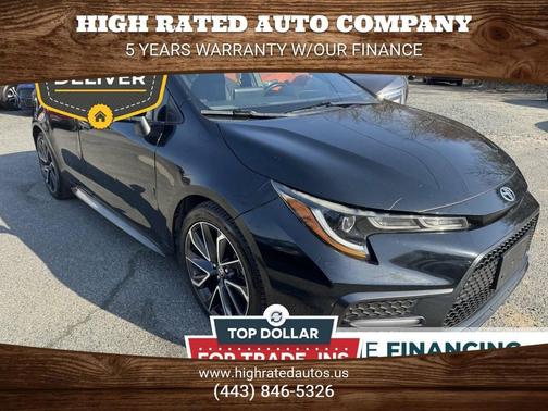 Black Sand Pearl 2020 Toyota Corolla SE