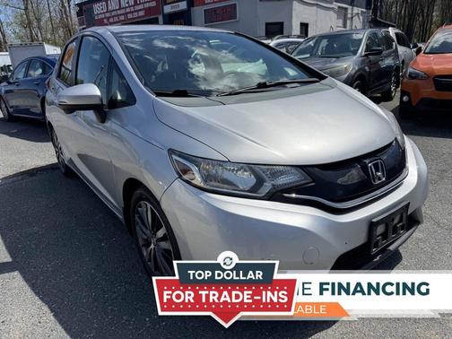 Alabaster Silver Metallic 2015 Honda Fit EX