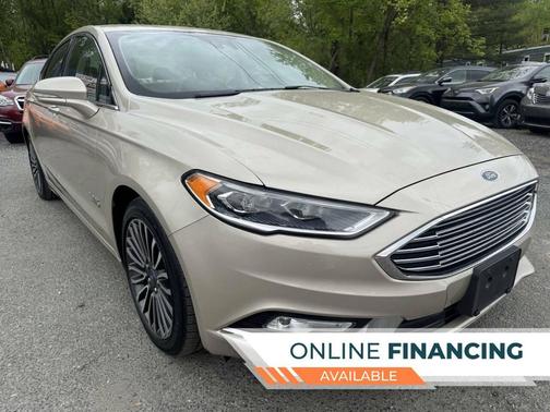 White Platinum Metallic Tri-Coat 2017 Ford Fusion Energi SE Luxury